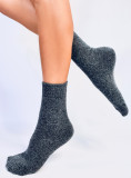 Dark grey woolen socks