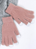Women's basic gloves salmon