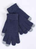 Women's basic gloves dark blue
