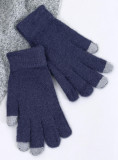 Women's basic gloves dark blue