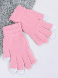 Women's basic gloves pink