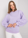 Purple Sweatshirt with Back Cutout
