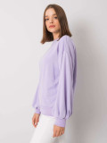 Purple Sweatshirt with Back Cutout