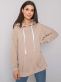 Beige Smooth Hoodie
