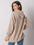 Beige Smooth Hoodie