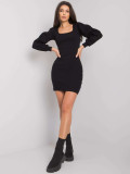 Black Long Sleeve Dress RUE PARIS
