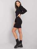 Black Long Sleeve Dress RUE PARIS