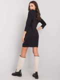 Simple Black Dress with Long Sleeves