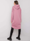 Women's Hooded Sweatshirt in Dark Pink