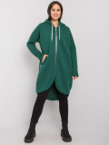 Stylish Hooded Sweatshirt in Dark Green