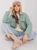 Green Checked Long Sleeve Shirt