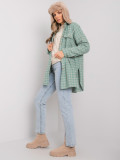 Green Checked Long Sleeve Shirt