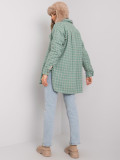 Green Checked Long Sleeve Shirt