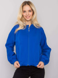 Cobalt Blue Long Sleeve Hoodie