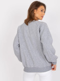 Gray Women's Pullover without Hood