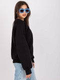 Stylish Black Long Sleeve Pullover