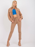 Stylish Transitional Jacket in Camel Color
