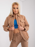 Stylish Transitional Jacket in Camel Color