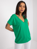 Green T-Shirt with Elastane