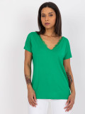 Green T-Shirt with Elastane