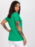 Green T-Shirt with Elastane