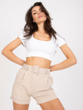 Elegant Beige Shorts