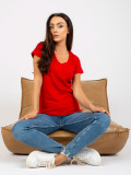 Red Women's Short Sleeve T-Shirt