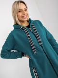 Long Hooded Sweatshirt with Pockets Mayar