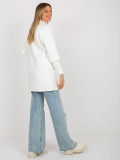 Ecru Women's Coat with Pockets OCH BELLA