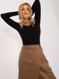 Beige Midi Skirt