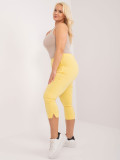 Yellow High-Waisted Pants for Women