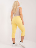 Yellow High-Waisted Pants for Women