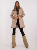 Women's Transitional Jacket in Camel Color