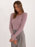 Purple Long Sleeve Sweater