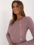 Purple Long Sleeve Sweater