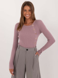 Purple Long Sleeve Sweater