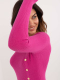 Elegant Fuchsia Sweater