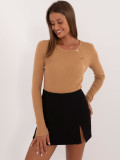 Elegant Camel Sweater