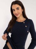 Elegant Blue Sweater