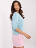 Stylish Light Blue Sweater