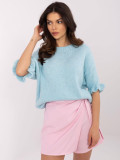 Stylish Light Blue Sweater