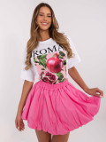 Pink Mini Bubble Skirt