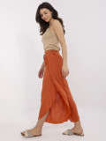 Stylish Palazzo Pants in Dark Orange