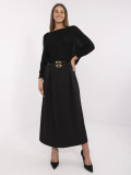 Elegant Black Maxi Skirt