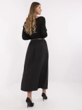 Elegant Black Maxi Skirt
