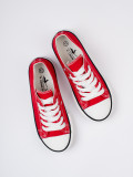 Classic lacing children's sneakers red