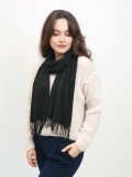 Basic women's scarf black