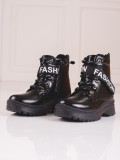 Black girls' boots Fashion