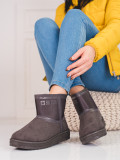 Women's snow boots BIG STAR dark grey