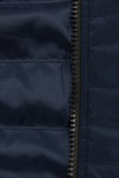 Dark blue LHD tracksuit with combined materials